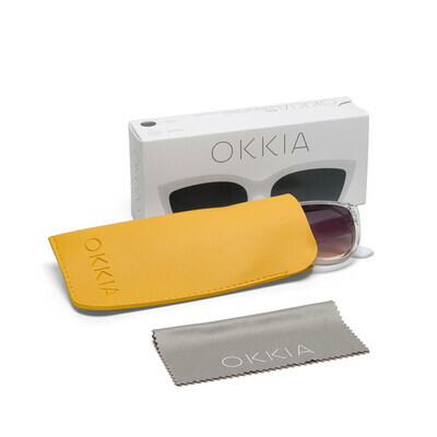 OKKIA Sun Silvia   clear (black lenses)