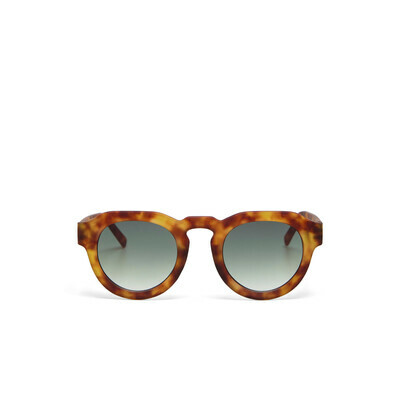 OKKIA Sun Zeno Round sahara havana (green lenses)
