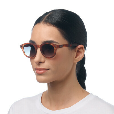 OKKIA Sun Milano   sahara havana (green lenses)
