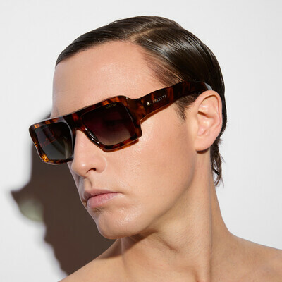 OKKIA Sun KANSAS SELETTI X OKKIA classic havana (green lenses)