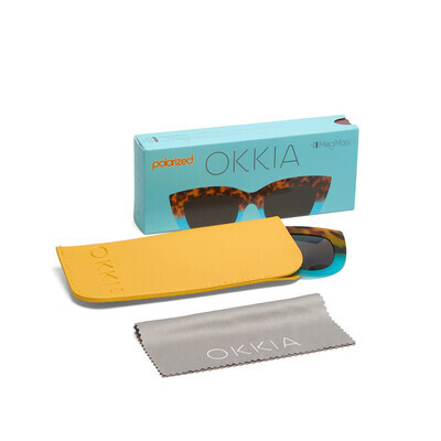 OKKIA Accessories MagMask Clip-on Claudia havana and blue