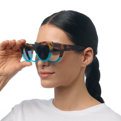 OKKIA Accessories MagMask Clip-on Claudia havana and blue
