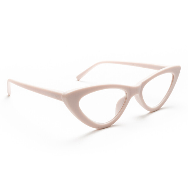 OKKIA Reading Adriana reading Small Cat Eye white whisper