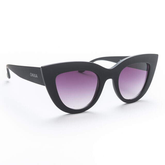 OKKIA Sun Claudia Big Cat Eye black