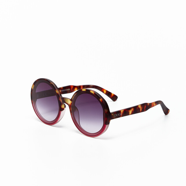 OKKIA Sole Monica Round havana pink