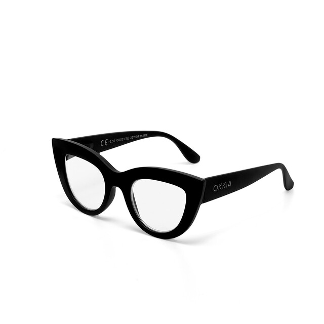 OKKIA Reading Claudia Big Cat Eye black