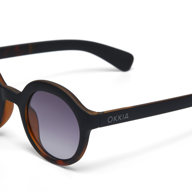OKKIA Soleil Lauro Round havana black (verres marron)