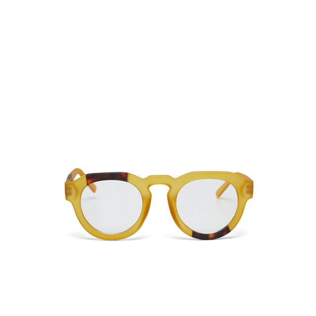 OKKIA Lesebrille Zeno Lesebrille Round gelb