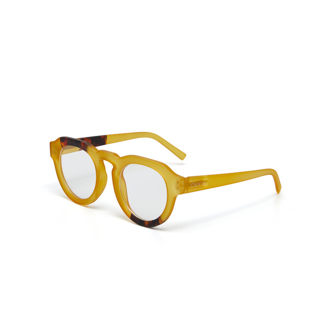 OKKIA Lesebrille Zeno Lesebrille Round gelb