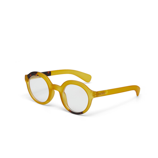 OKKIA Lesebrille Lauro Lesebrille Round gelb