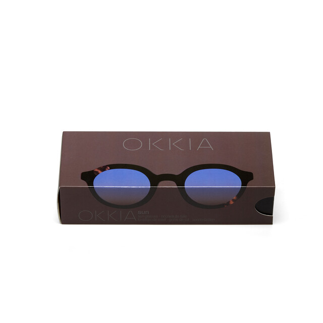 OKKIA Soleil Lauro Round havana black (verres marron)