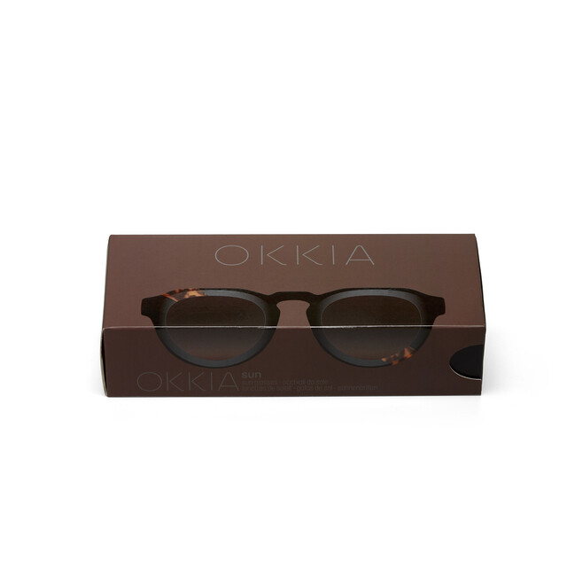 OKKIA Sol Zeno Round havana black (lentes marrones)