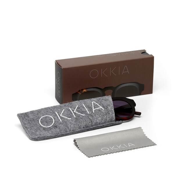 OKKIA Sol Zeno Round havana black (lentes marrones)