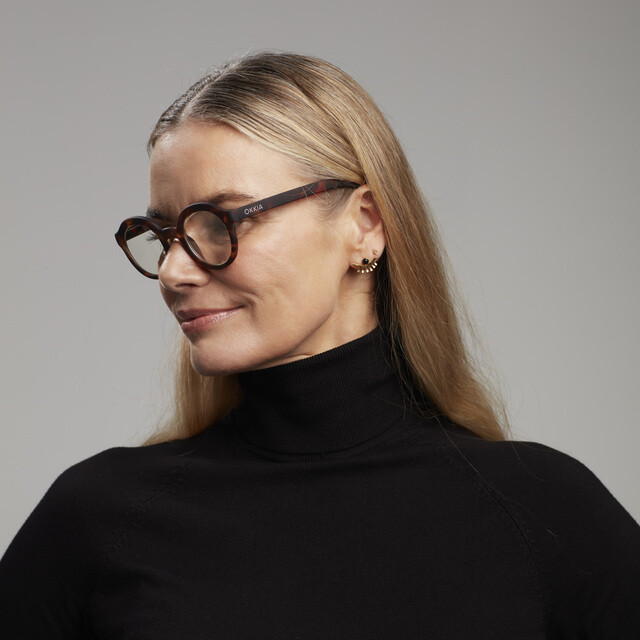 OKKIA Lesebrille Lauro Lesebrille Round klassisches havanna