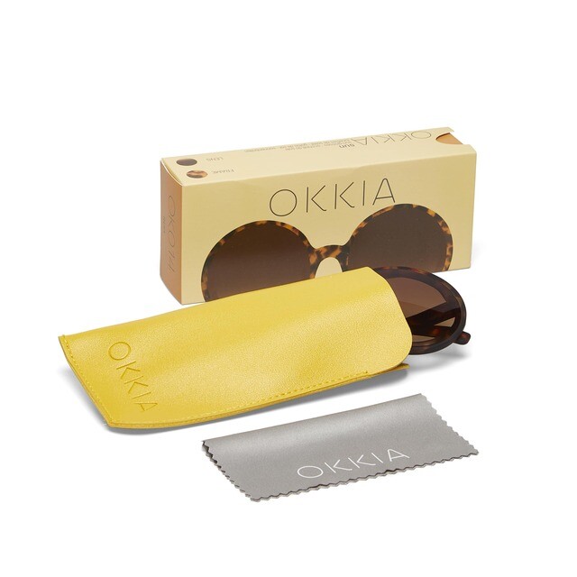 OKKIA Sole Monica Round classic havana