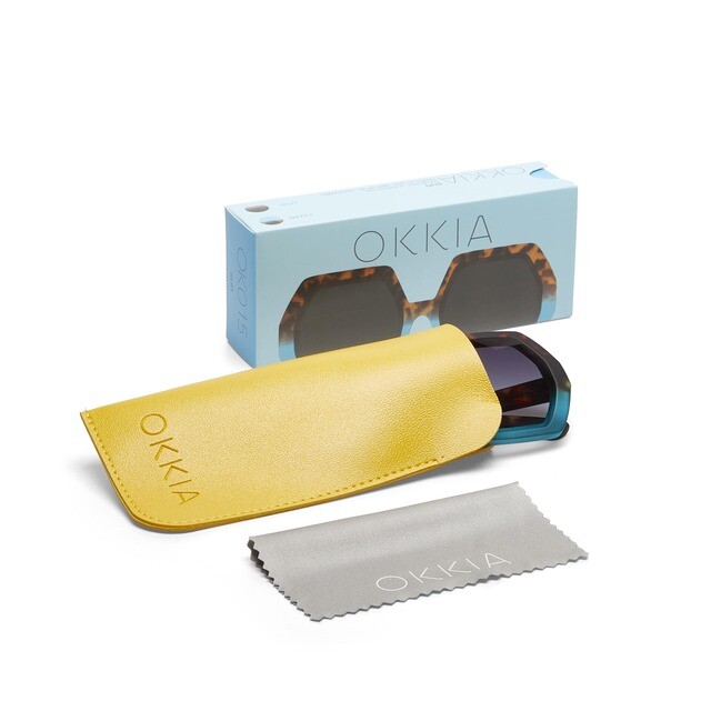 OKKIA Sole Emma   havana e blue