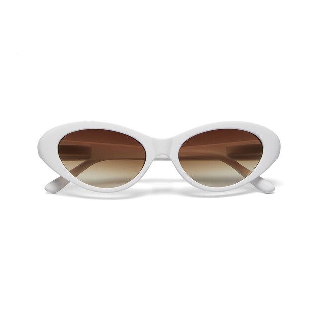 OKKIA Sun Lina Small Cat Eye optical white