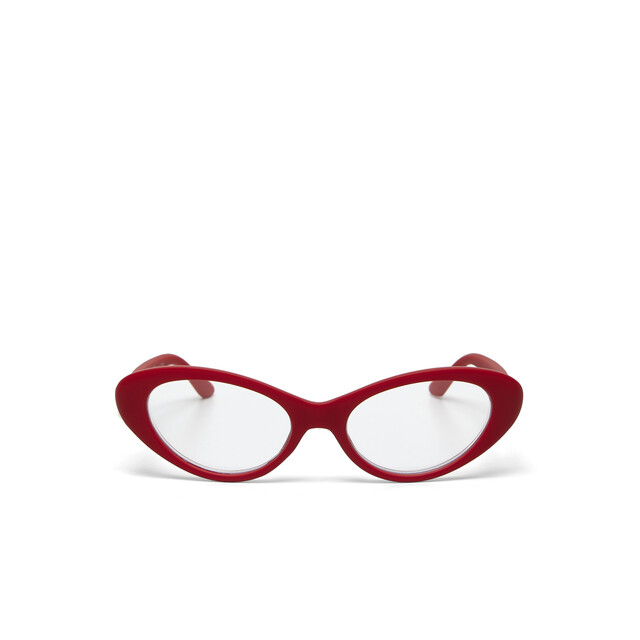 OKKIA Lesebrille Lina Small cat Eye rot