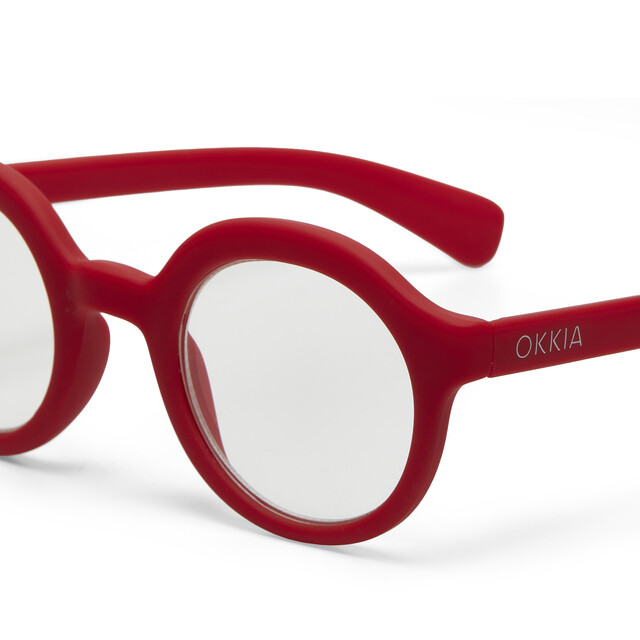 OKKIA Lesebrille Lauro Lesebrille Round rot