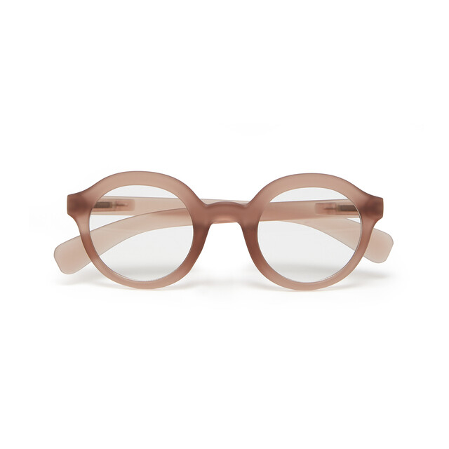 OKKIA Lesebrille Lauro Lesebrille Round staubrosa