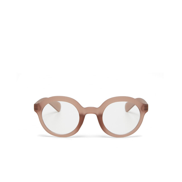 OKKIA Lesebrille Lauro Lesebrille Round staubrosa