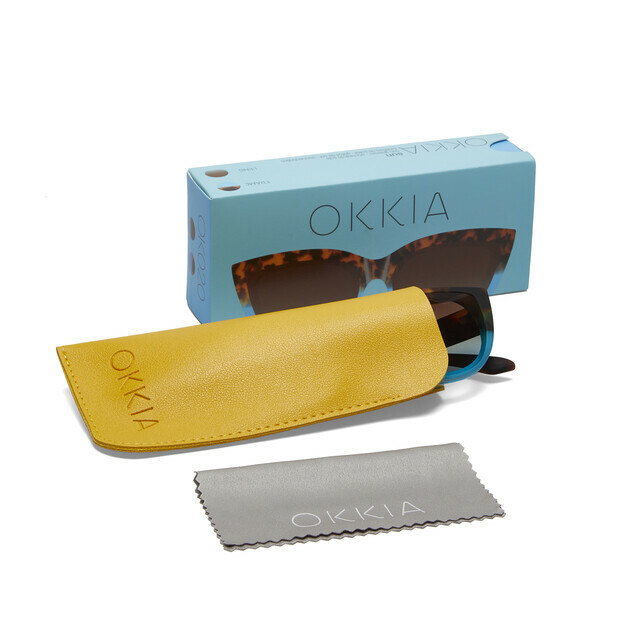 OKKIA Sun Silvia   havana and blue