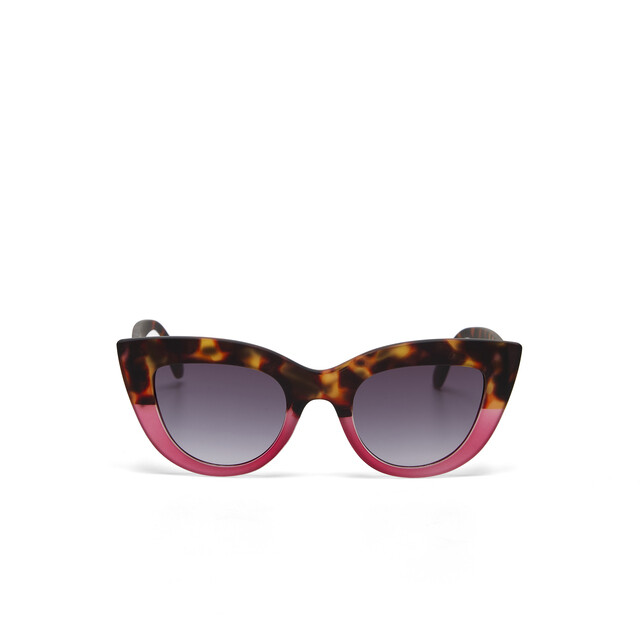 OKKIA Sun Claudia Big Cat Eye havana pink