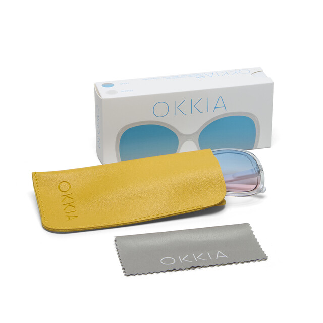OKKIA Sol Anna  clear (lentes azules/rosas)