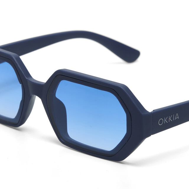 OKKIA Sun Andrea   midnight (blue lenses)