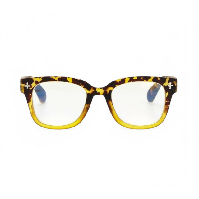 OKKIA Lesebrille Giovanni   havana yellow mutard