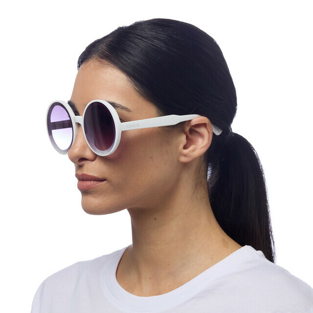 OKKIA Sole Monica Round optical white