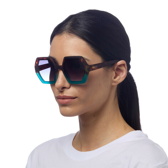 OKKIA Sole Emma   havana e blue