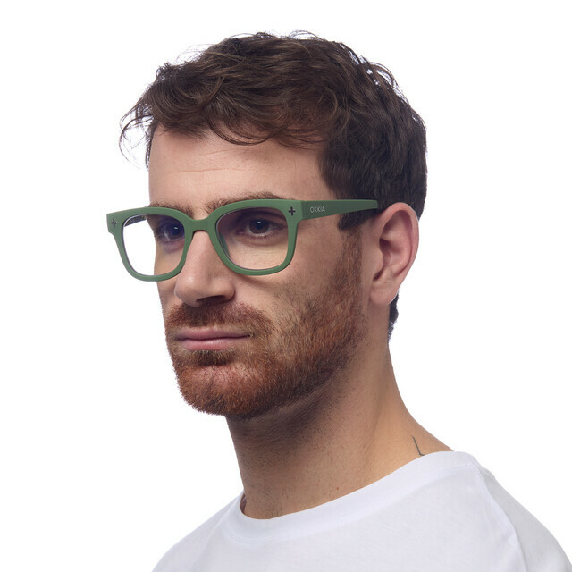 OKKIA Lesebrille Giovanni   grün