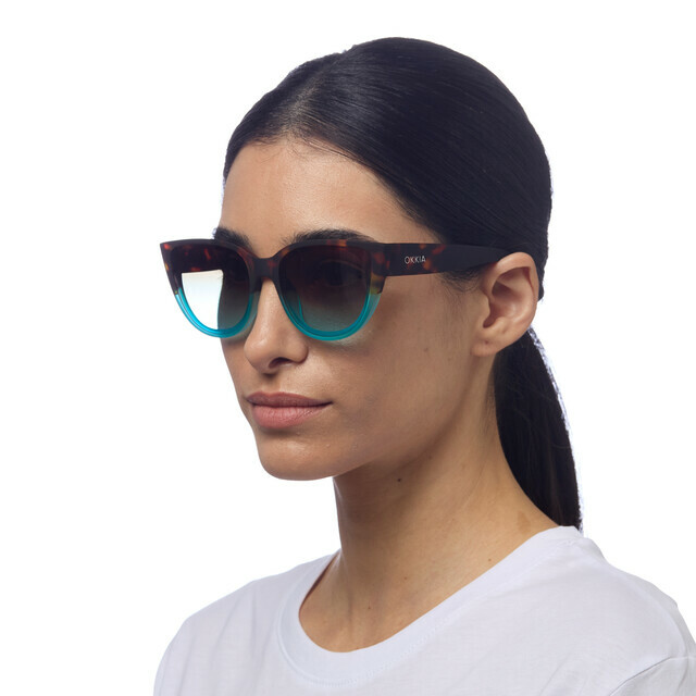 OKKIA Sun Silvia   havana and blue