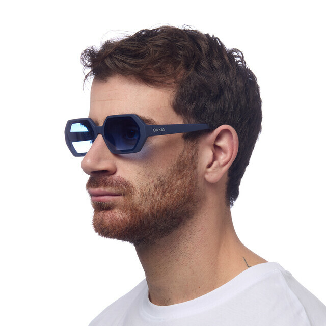 OKKIA Sun Andrea   midnight (blue lenses)