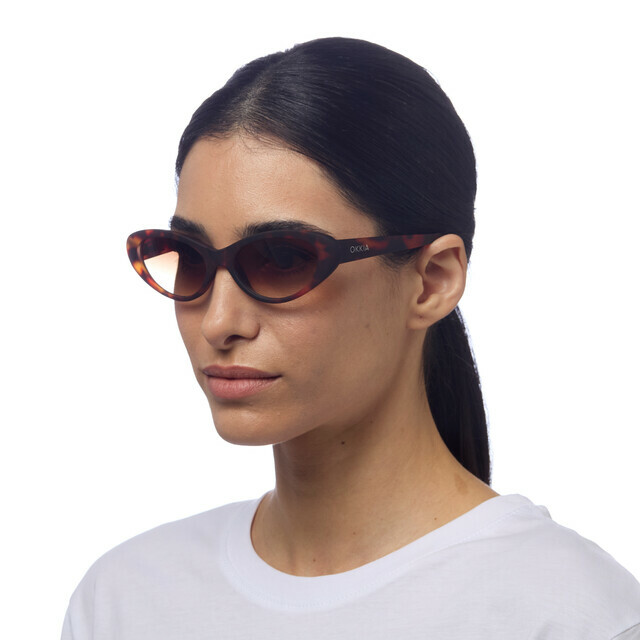OKKIA Sun Lina Small Cat Eye classic havana