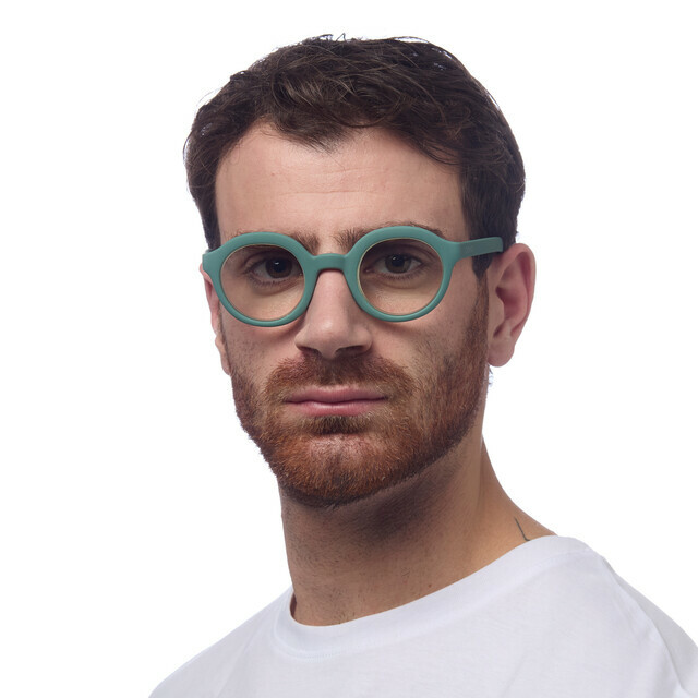 OKKIA Lesebrille Lauro Lesebrille Round salbeigrün
