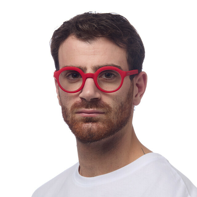 OKKIA Lesebrille Lauro Lesebrille Round rot