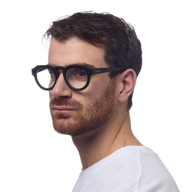 OKKIA Lesebrille Zeno Lesebrille Round black
