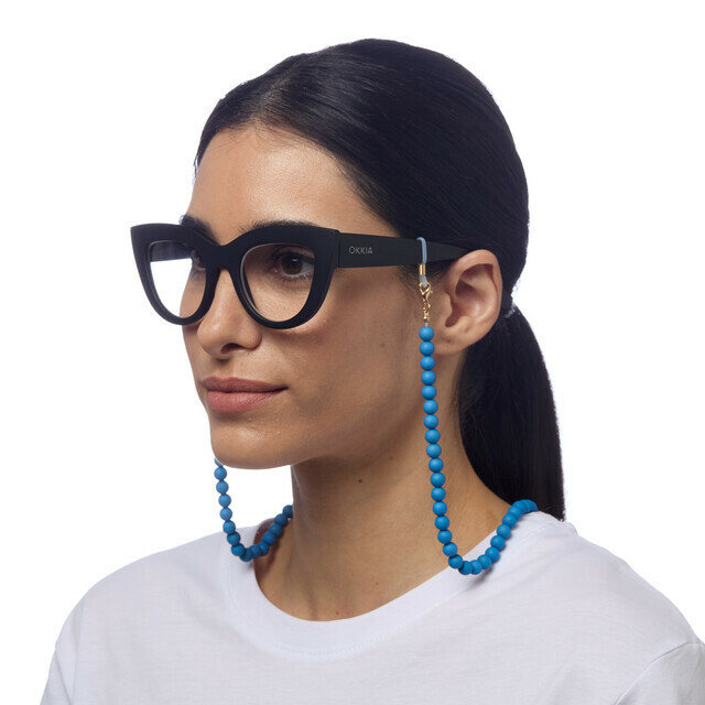 OKKIA Accessories Color chain  light blue