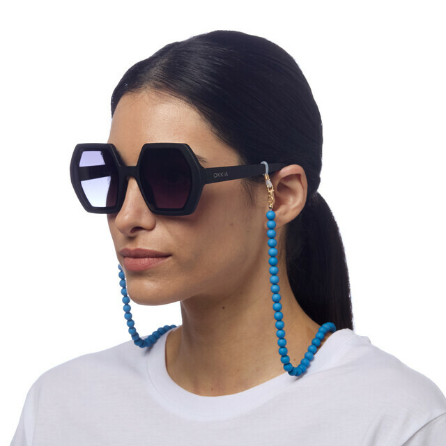 OKKIA Accessories Color chain  light blue