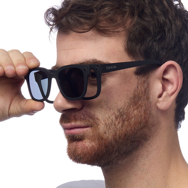 OKKIA Sonnen-Lesebrille Giovanni Lesen + MagMask   black