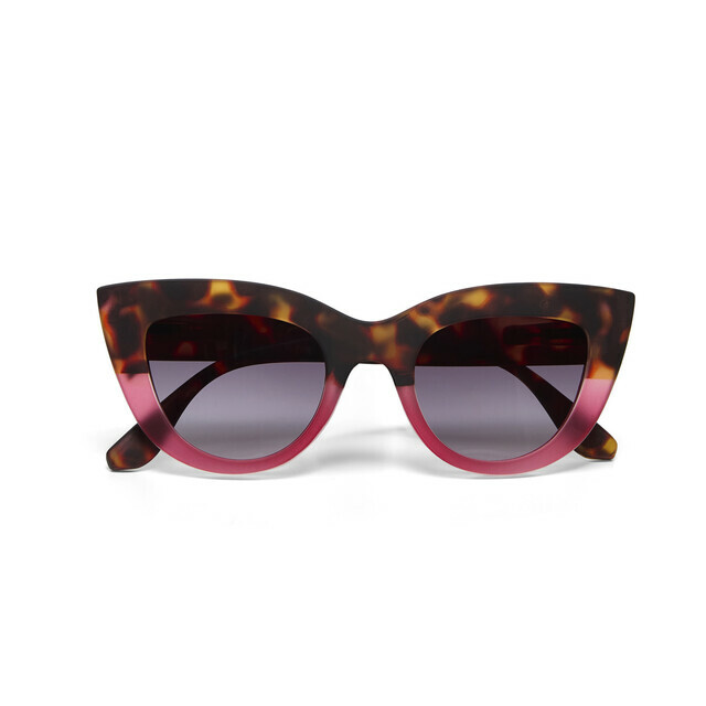 OKKIA Sun Claudia Big Cat Eye havana pink