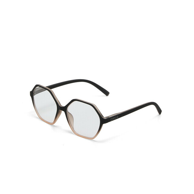 OKKIA Lesebrille Venezia Lesebrille   schwarz schattierte rose