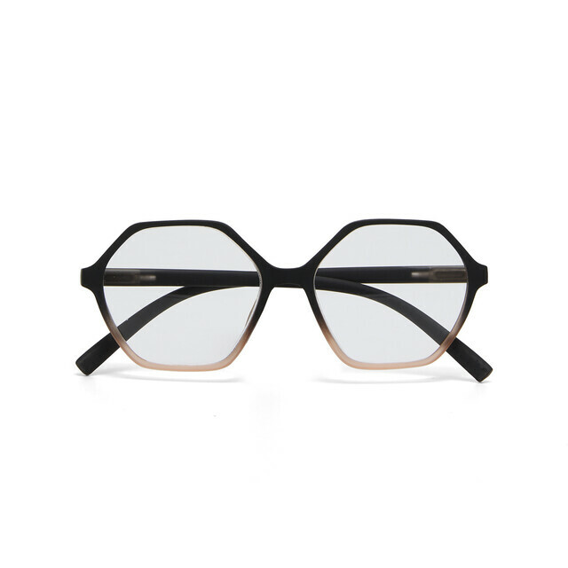 OKKIA Lesebrille Venezia Lesebrille   schwarz schattierte rose