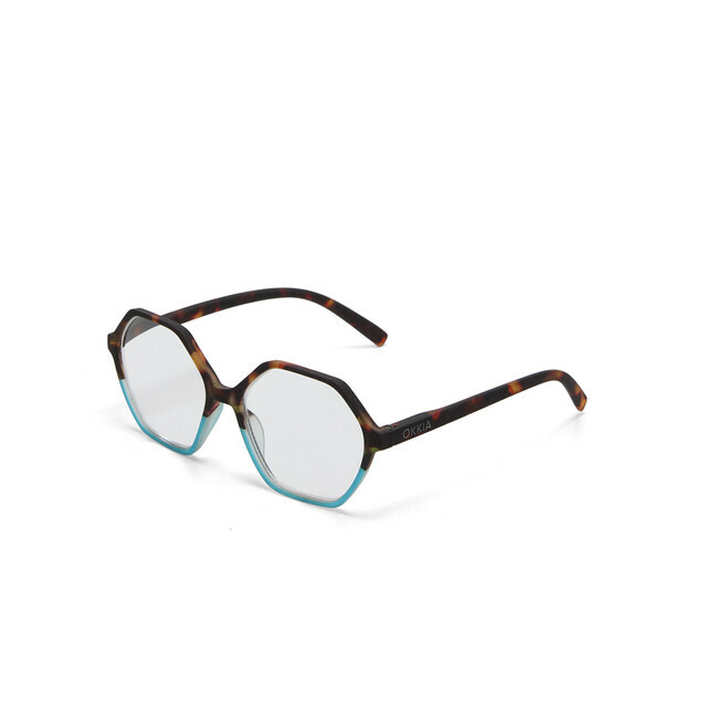 OKKIA Lesebrille Venezia Lesebrille   havanna und blau
