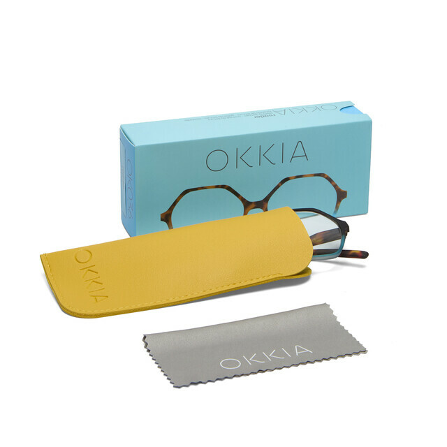 OKKIA Lesebrille Venezia Lesebrille   havanna und blau