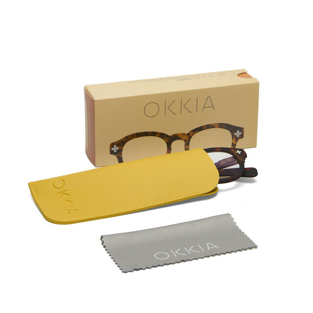 OKKIA Lesebrille Milano Lesebrille   klassisches havanna