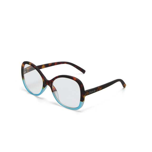 OKKIA Lesebrille Verona Lesebrille   havanna und blau