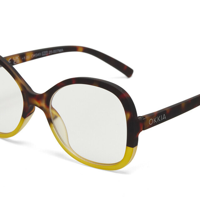 OKKIA Lesebrille Verona Lesebrille   havanna gelb